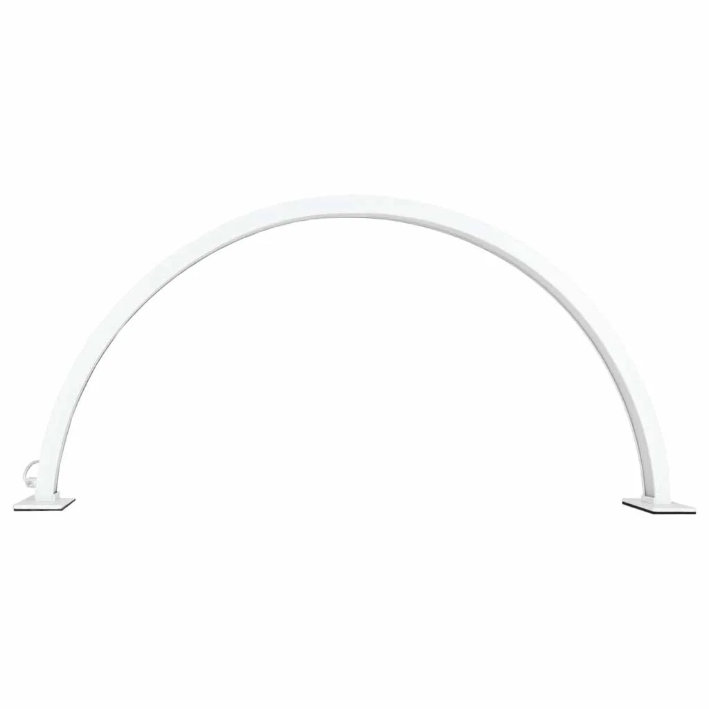 Lampa de birou pentru cosmetica sau manichiura, cu LED-uri, fara umbre, design curbat, culoare Alba, pentru saloane sau uz personal - imagine 4