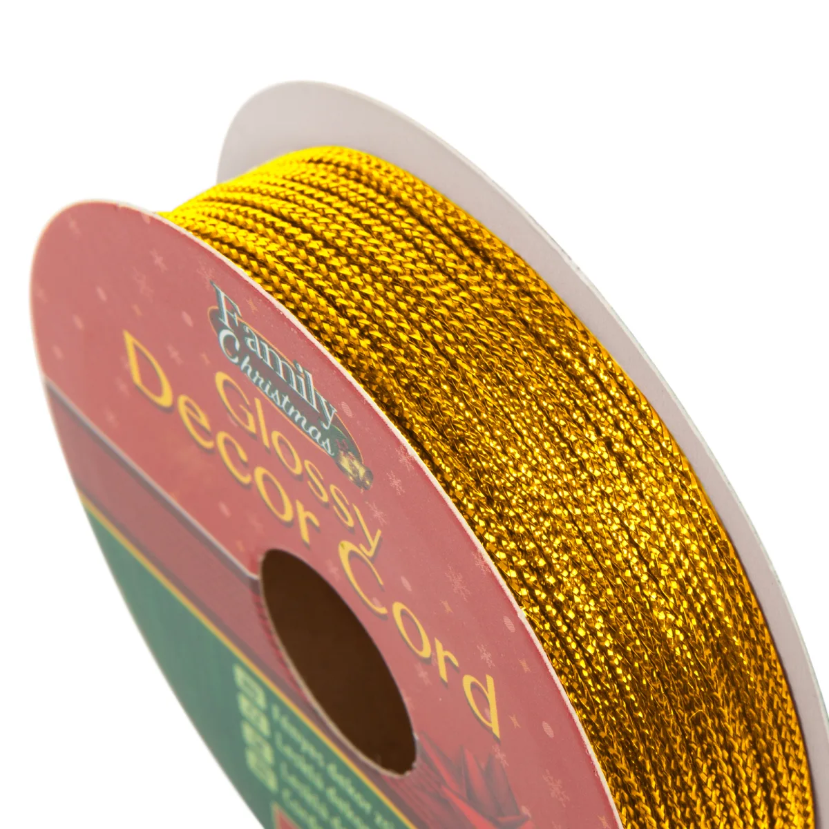 Cordon lucios de decor - 10 m - aur