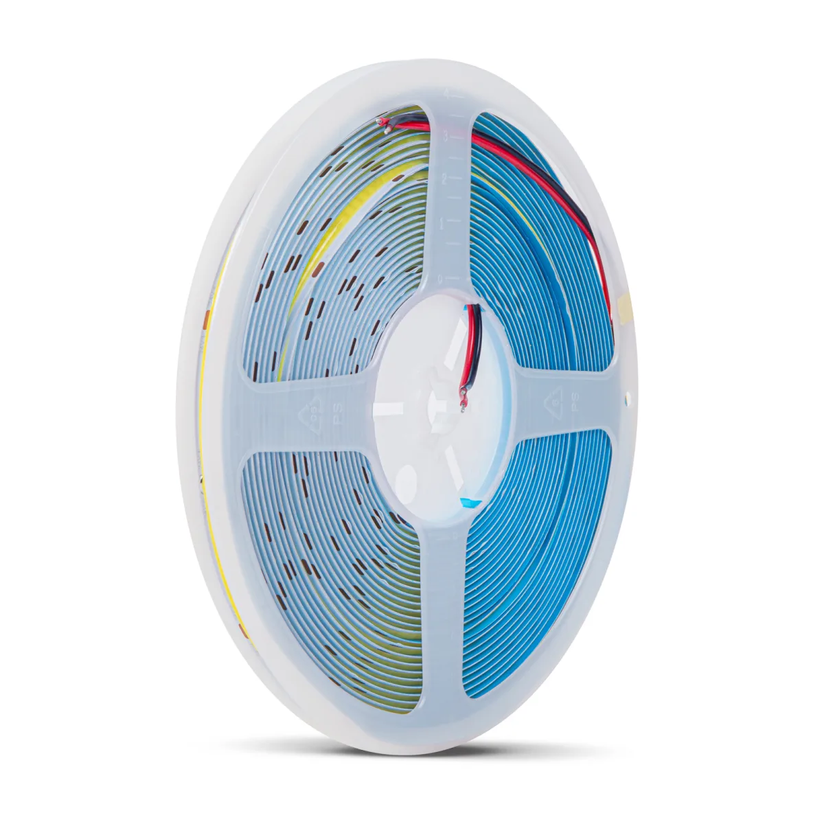Banda LED COB 10m alb cald 3000K, 24V, 312 LED/m, iluminare uniforma, IP20 - imagine 2