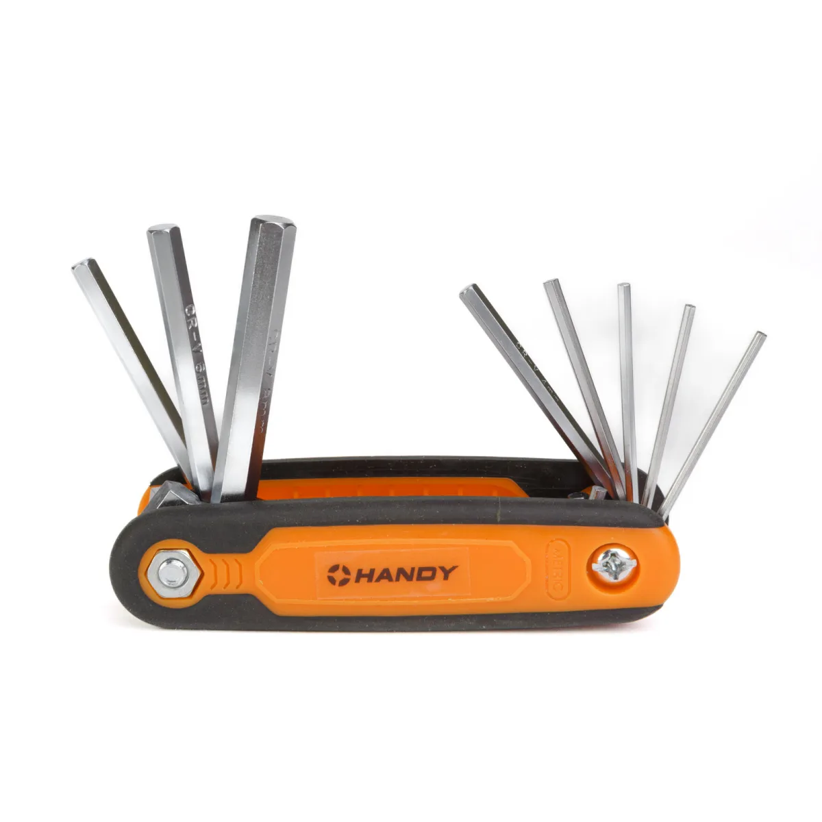 Set chei imbus pliabile 8 dimensiuni, 1,5-8 mm, otel, maner antiderapant