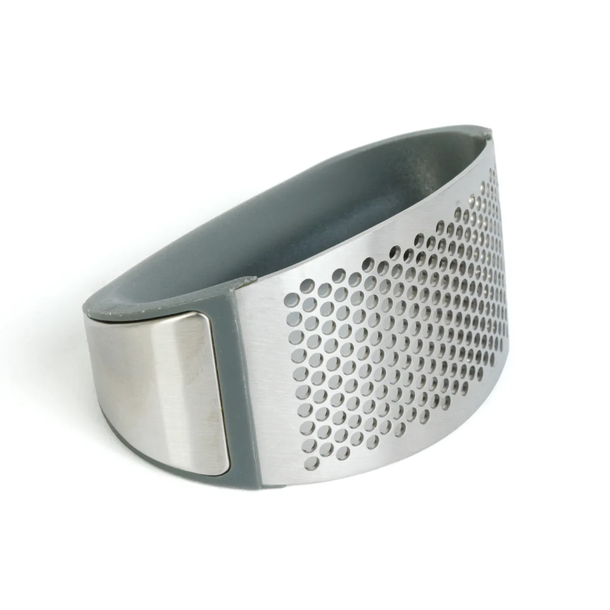Presa usturoi Baker's Secret inox, zdrobitor usturoi ergonomic pentru maruntire rapida si usoara