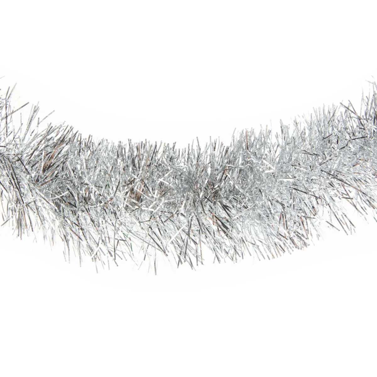 Ghirlanda Craciun argintie 200 cm decor usa masa scari semineu festiv