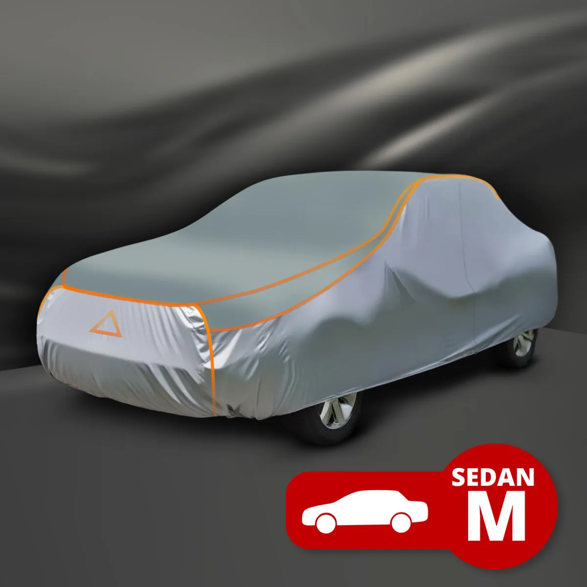 Prelata auto anti grindina M, sedan, 450x150x120 cm, impermeabila, protectie UV