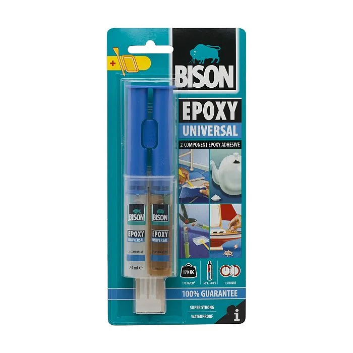 Adeziv epoxidic universal bicomponent, 24 ml, pentru metal, ceramica, sticla, plastic - imagine 2