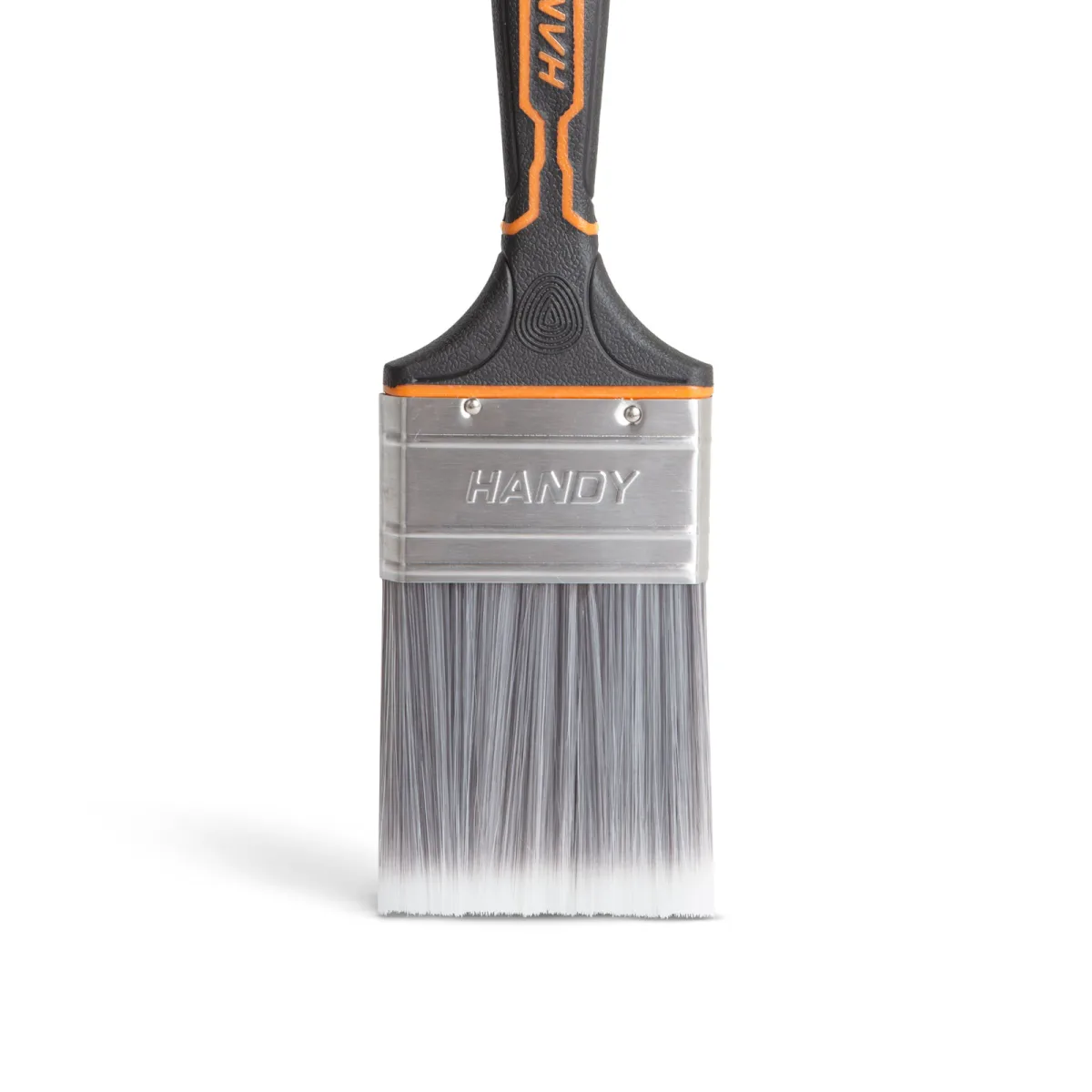 Pensula plata vopsit 2.5 inch, 63 mm, maner plastic ergonomic, pentru vopsea, lac, lazura, pereti, lemn - imagine 2