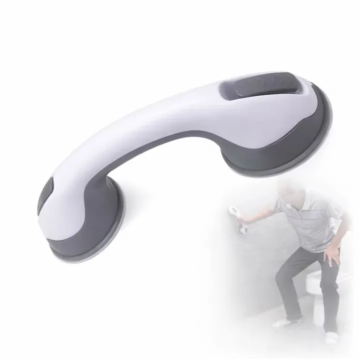 Maner de baie Macvi® cu ventuze puternice maner antiderapant bara de sprijin baie cada si toaleta portabil fara gauri pana la 113 kg