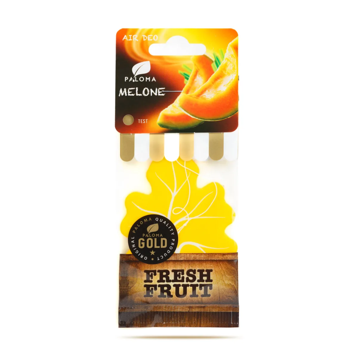 Odorizant Auto Paloma Gold Fresh Fruit Melon, Parfum Fructat, Durata Minim 2 Saptamani
