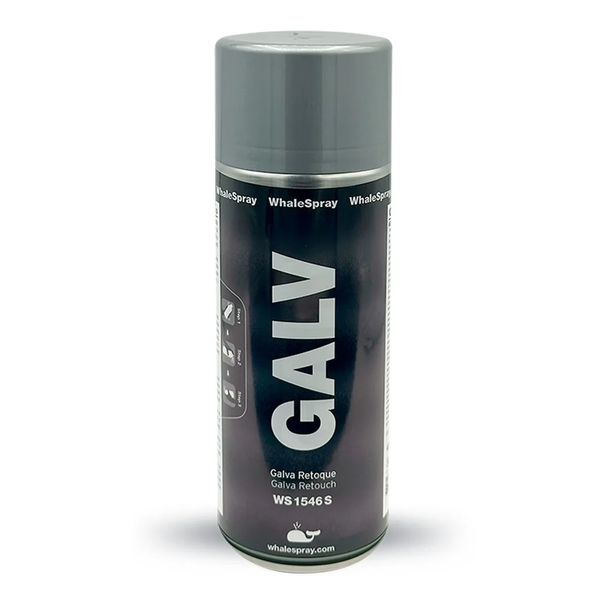 Spray retus galvanizare WS 1546 S, finisaj argintiu lucios, 400 ml