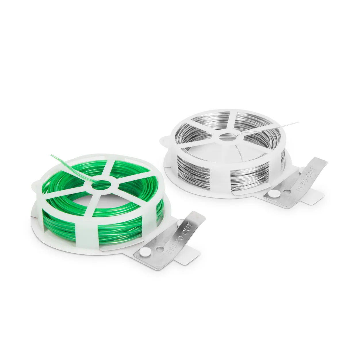 Set sarma legat plante cu cutter, 2 role x 20 m, sarma gradina cu taietor pentru legare plante