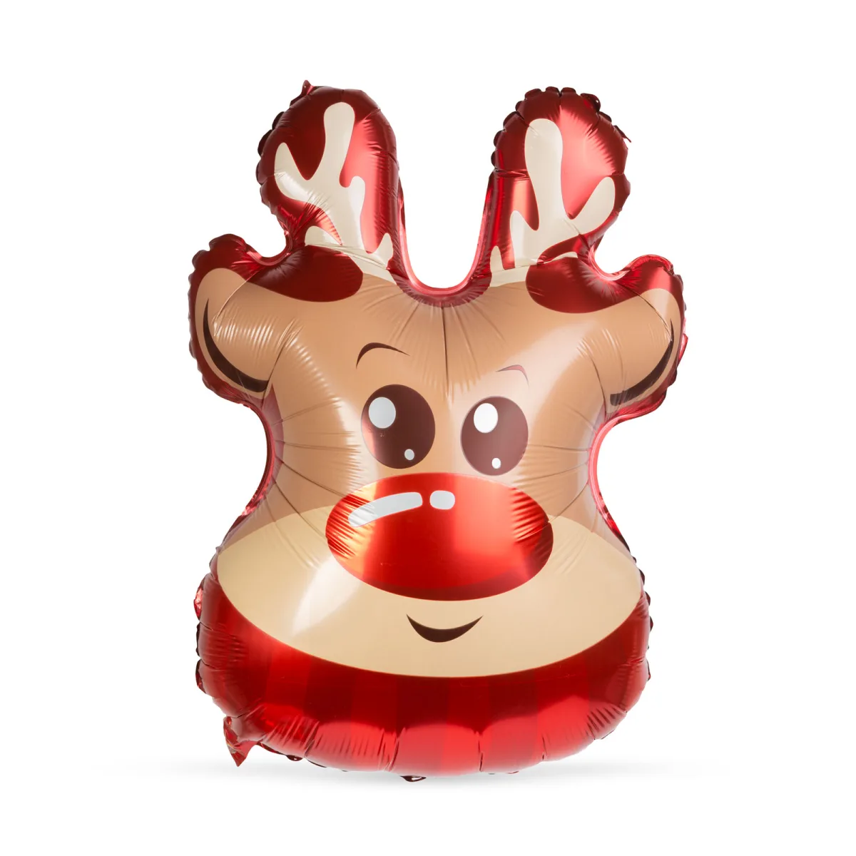 Balon Craciun, folie aluminiu, Ren 70x48 cm