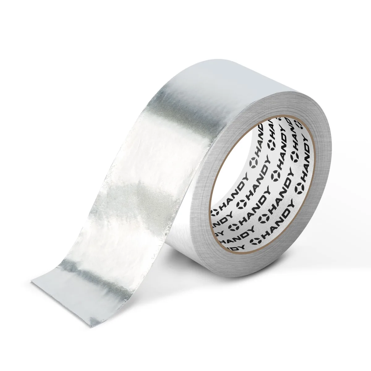 Banda adeziva aluminiu 25 m x 48 mm, banda izolatie termica, etansare conducte ventilatie, rezistenta caldura, acrilica