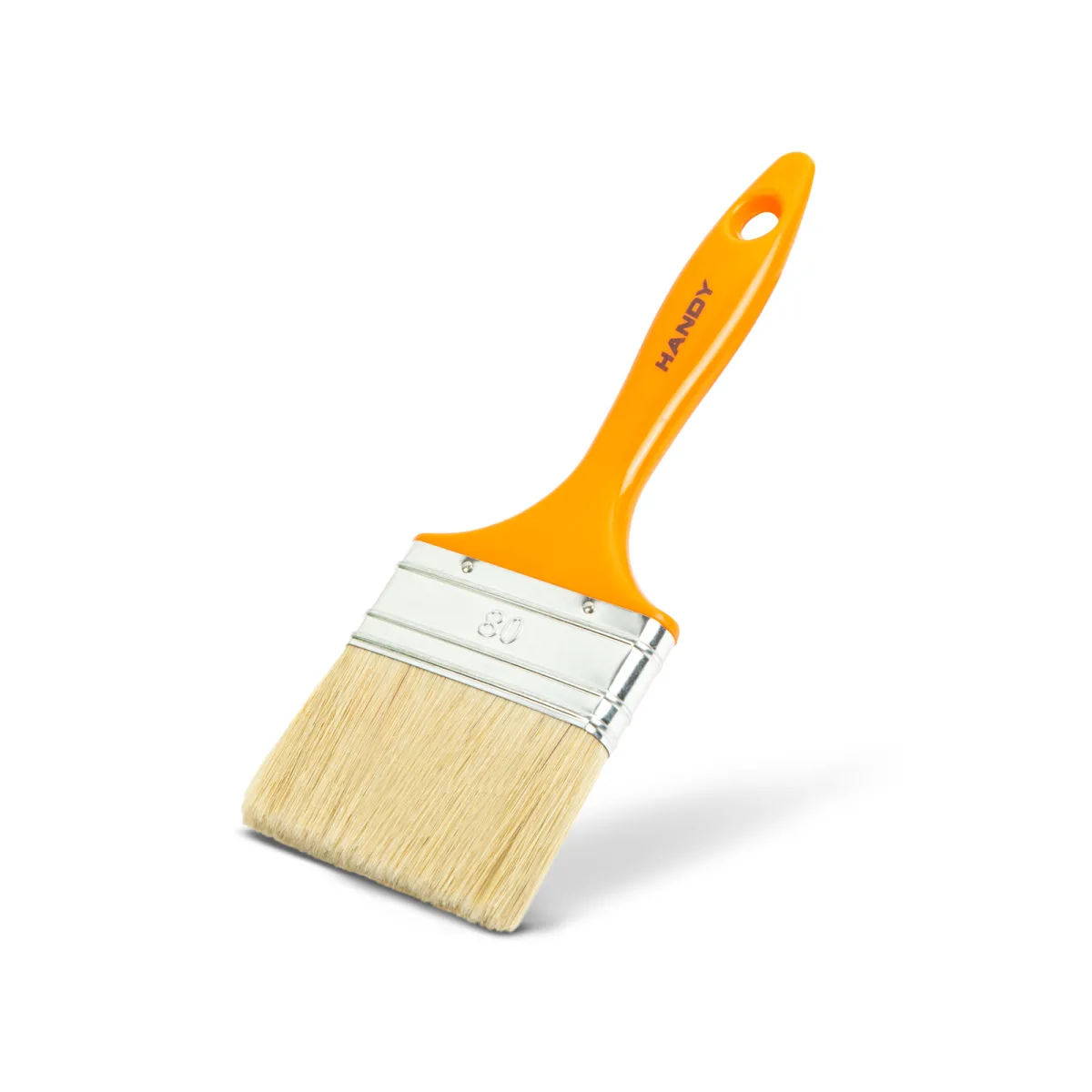 Pensula vopsit plata, 80 mm, maner plastic, pentru vopsea lavabila, lac si lazura