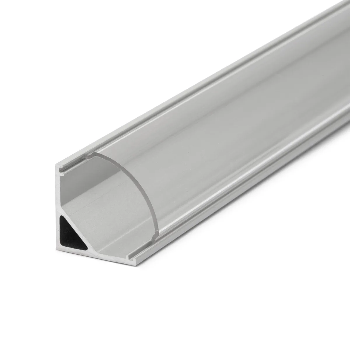 Profil aluminiu LED 2m colt, sina banda LED, 16x16mm, montaj colt, protectie si racire banda - imagine 3