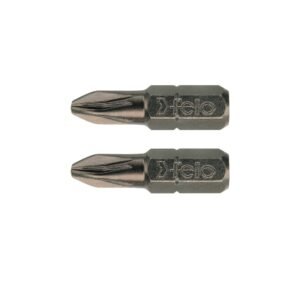 Set 2 biti Industrial profil Pozidrive, Felo, C6.3, PZ1, 25mm