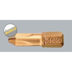 Bit diamantat profil Phillips, Felo, C6.3, PH2, 25mm