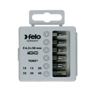 Set Profi Bit Box – 6 Biti Industriali TORX – Lungime 50mm