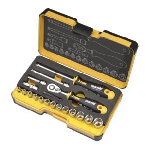 Trusa chei tubulare si accesorii Felo R-GO, 1/4″, 19 piese