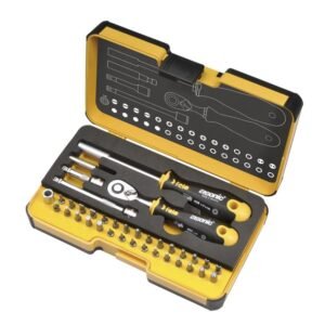 Trusa de biti si accesorii Felo R-GO, 1/4″, 36 piese