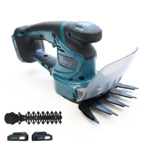 Foarfeca pentru iarba si gard viu Rovo RV-21V, tuns iarba arbusti, 2 acumulatori, 21V, 2.0 Ah