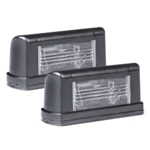 Set 2 lampi pentru iluminat placuta de inmatriculare, 12 – 24V