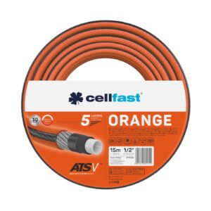 homepage recart 53 Furtun pentru gradina Cellfast ORANGE cu 5 straturi, 1 2 , Armat, 15m, protectie UV, antirasucire