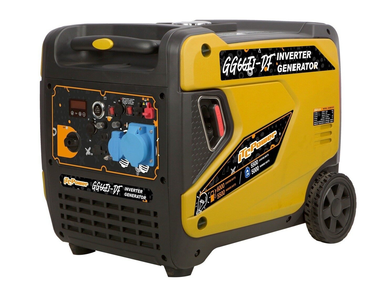 Generator Inverter Benzina/GPL ITC Power Dual Fuel GG66Ei-DF 6.5 kW