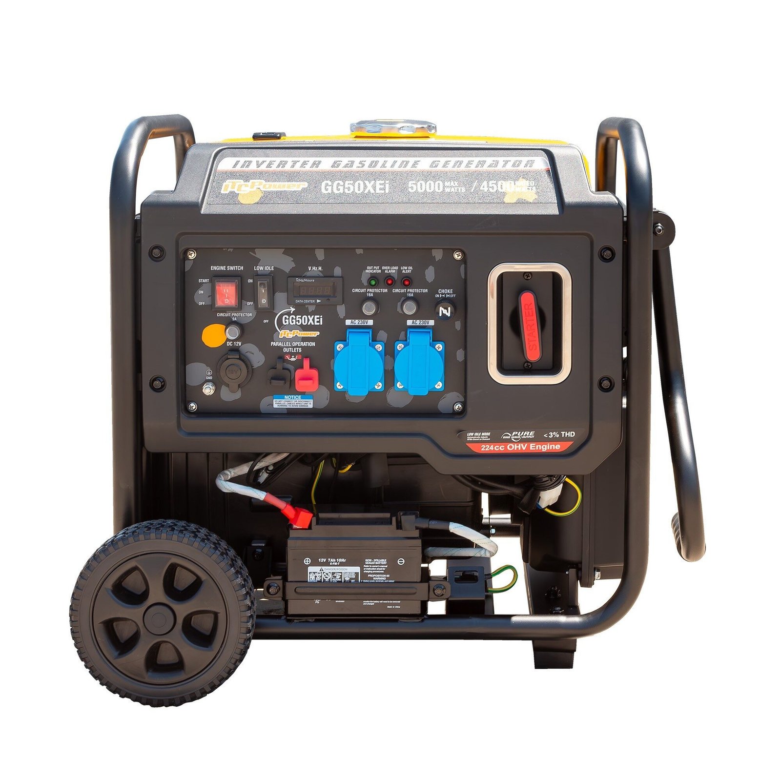 Generator Inverter ITC Power GG50XEi 5 kW – Autonomie 12 Ore