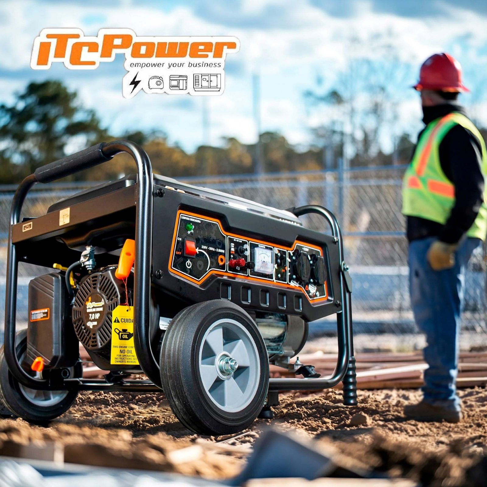 Generator ITC Power GG3300F 3 kW – Robust pentru Santier si Gradina