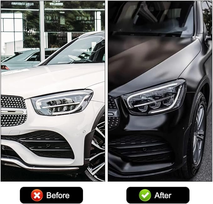 folie auto pentru colantare integrala, termoplastica, cu tehnologie "bubble free", culoare negru, finisaj mat, dimensiune 3,0m x 1,52m 3 Folie auto pentru colantare integrala, Termoplastica, cu tehnologie "BUBBLE FREE", culoare Negru, finisaj Mat, dimensiune 3,0m x 1,52m - imagine 3