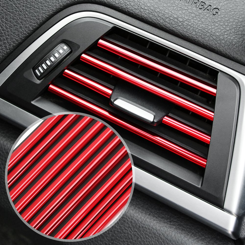 rola ornament auto de tip "u" pentru muchii sau grila ventilatie, 15m liniari, culoare rosie 3 Rola Ornament Auto de tip "U" pentru muchii sau grila ventilatie, 15m liniari, culoare Rosie - imagine 3