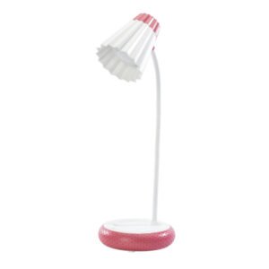 Lampa de birou LED Home H-612, Acumulator 1200mAh, Control touch, 3 moduri, Incarcare USB, 3W – Rosu
