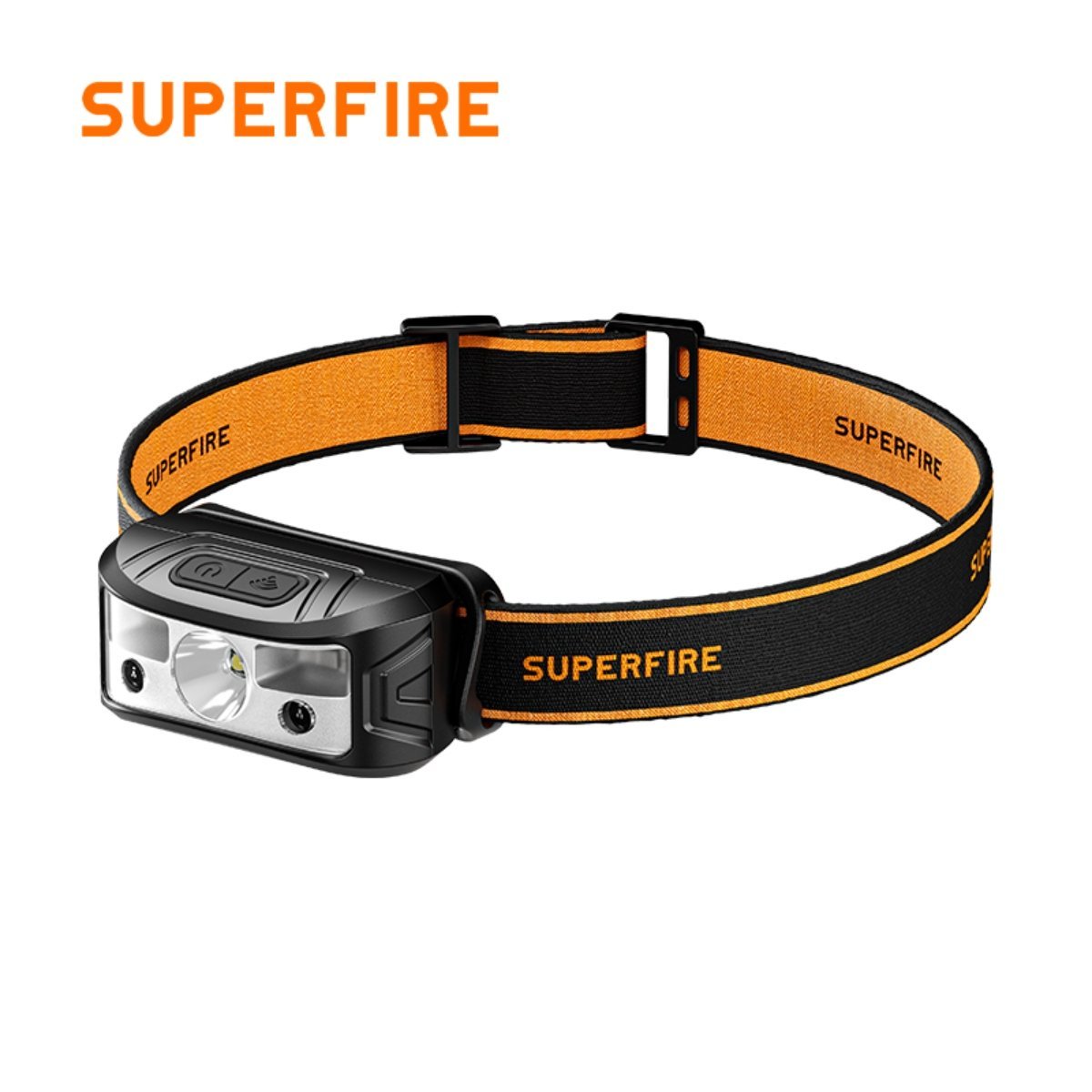 lanterna led pentru cap superfire hl05-k, 120lm, 100m, 500mah, lumina rosie, control miscare 1 Lanterna LED pentru cap Superfire HL05-K, 120lm, 100m, 500mAh, Lumina rosie, control miscare
