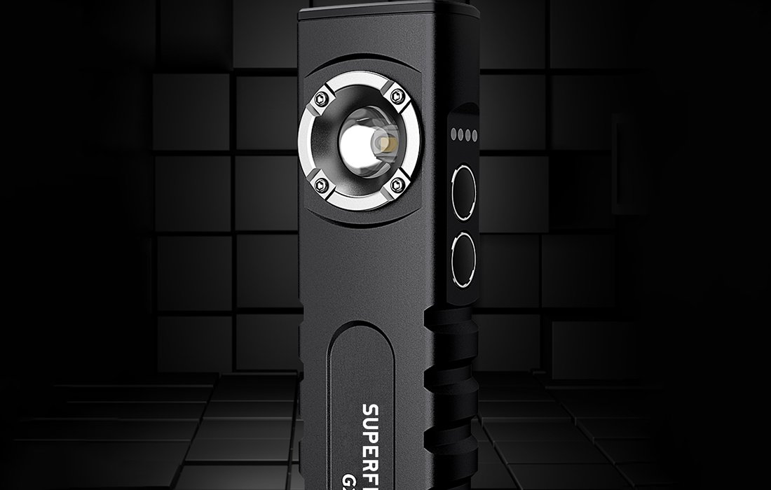 lanterna multifunctionala led superfire g20, laser, 500 lumeni, acumulator 2000mah, incarcare usb-c 4 Lanterna Multifunctionala LED Superfire G20, Laser, 500 lumeni, acumulator 2000mAh, incarcare USB-C - imagine 4