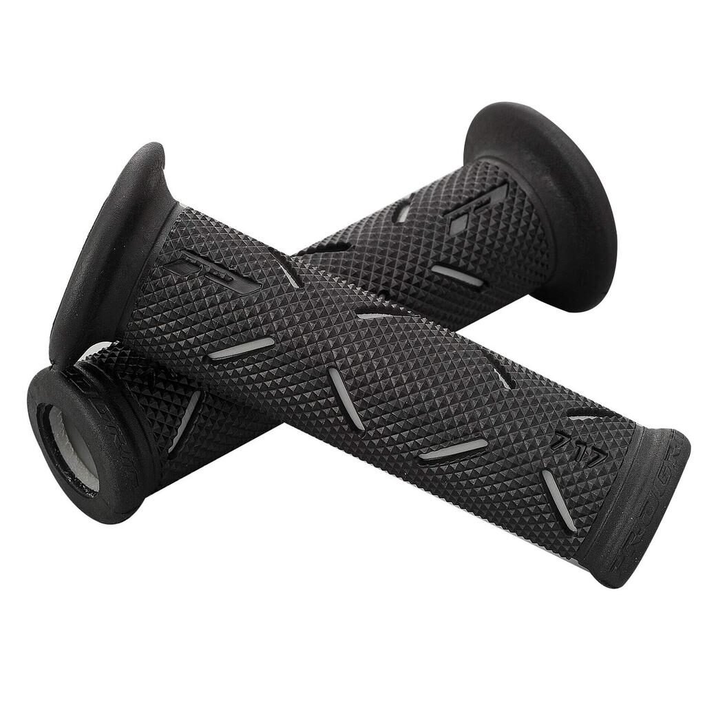Set 2 buc. Manere Moto/ATV din cauciuc antiderapant, universale, culoare Neagra