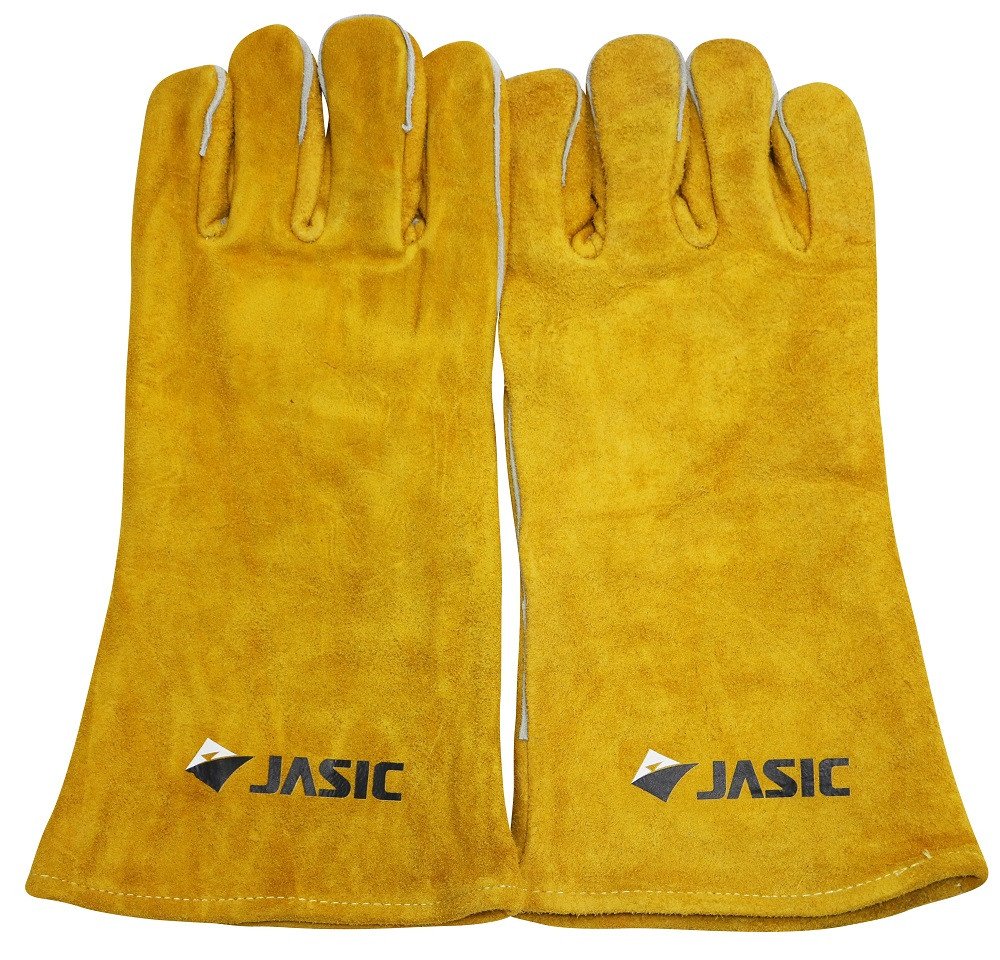 Manusi sudor Jasic, din piele de bovina cusute cu snur kevlar