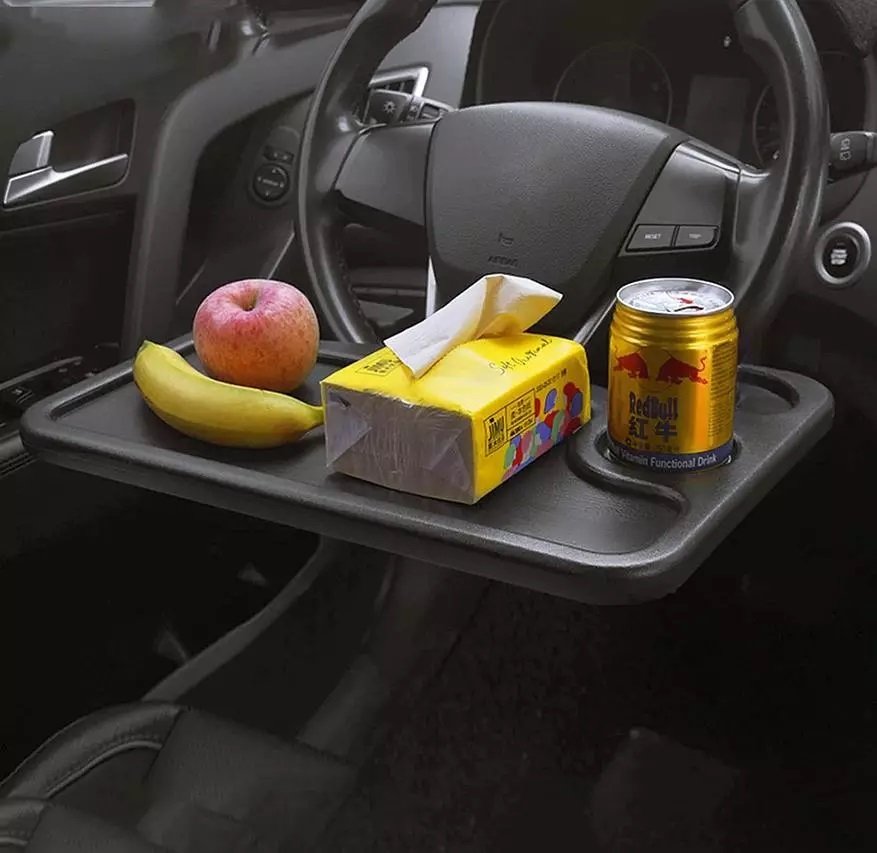 organizator auto de tip masa cu montaj pe volan 1 Organizator auto de tip MASA cu montaj pe volan