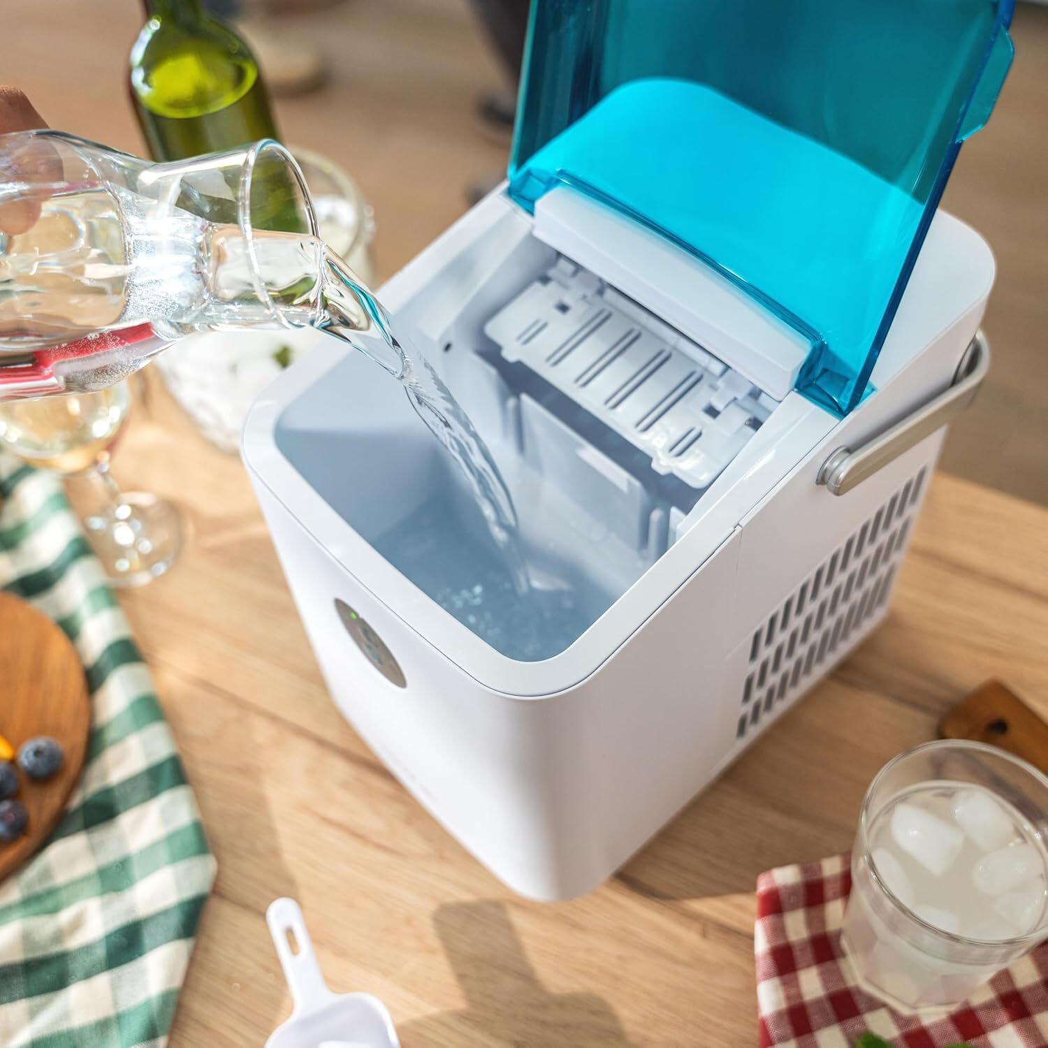 masina de facut cuburi de gheata cecotec chillin ice 1200 go, 12kg 24h, 120w 2 Masina de facut cuburi de gheata Cecotec Chillin Ice 1200 Go, 12kg 24h, 120W - imagine 2