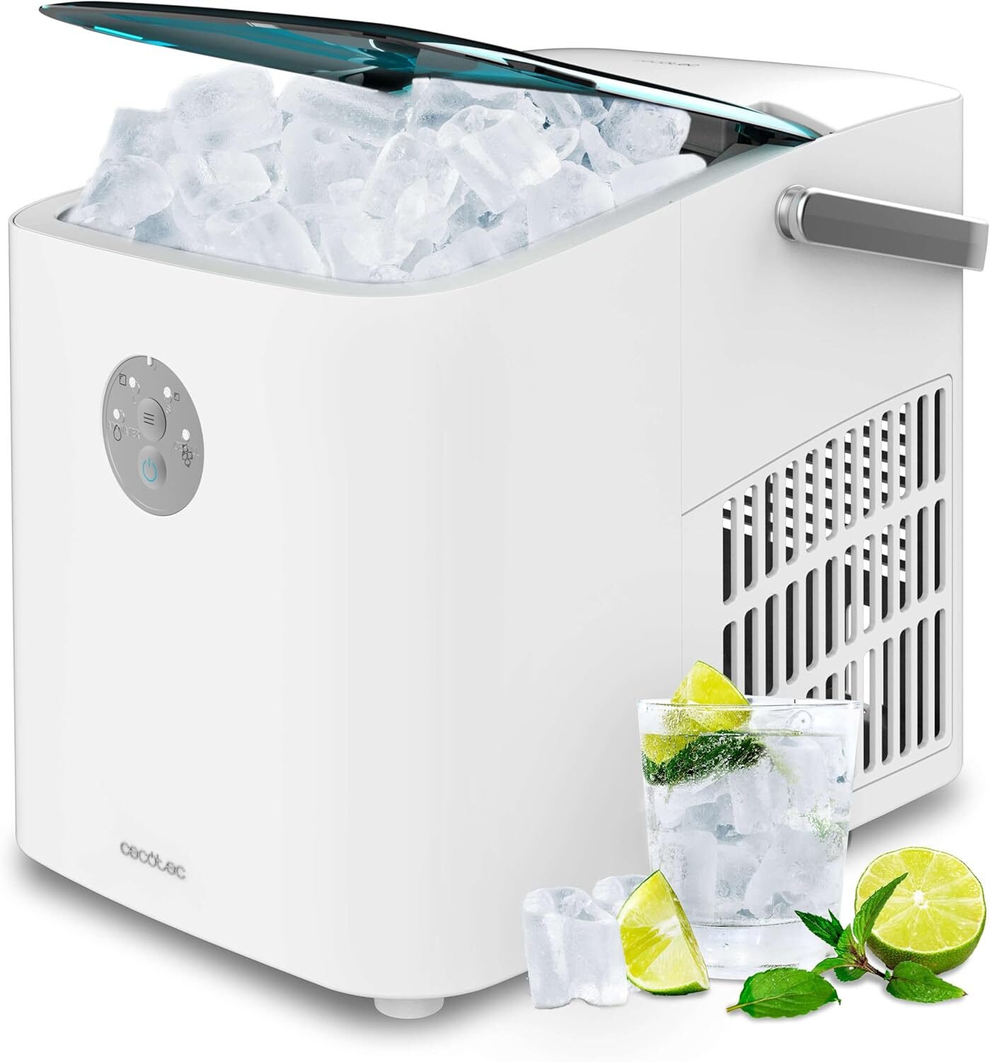 Masina de facut cuburi de gheata Cecotec Chillin  Ice 1200 Go, 12kg 24h, 120W