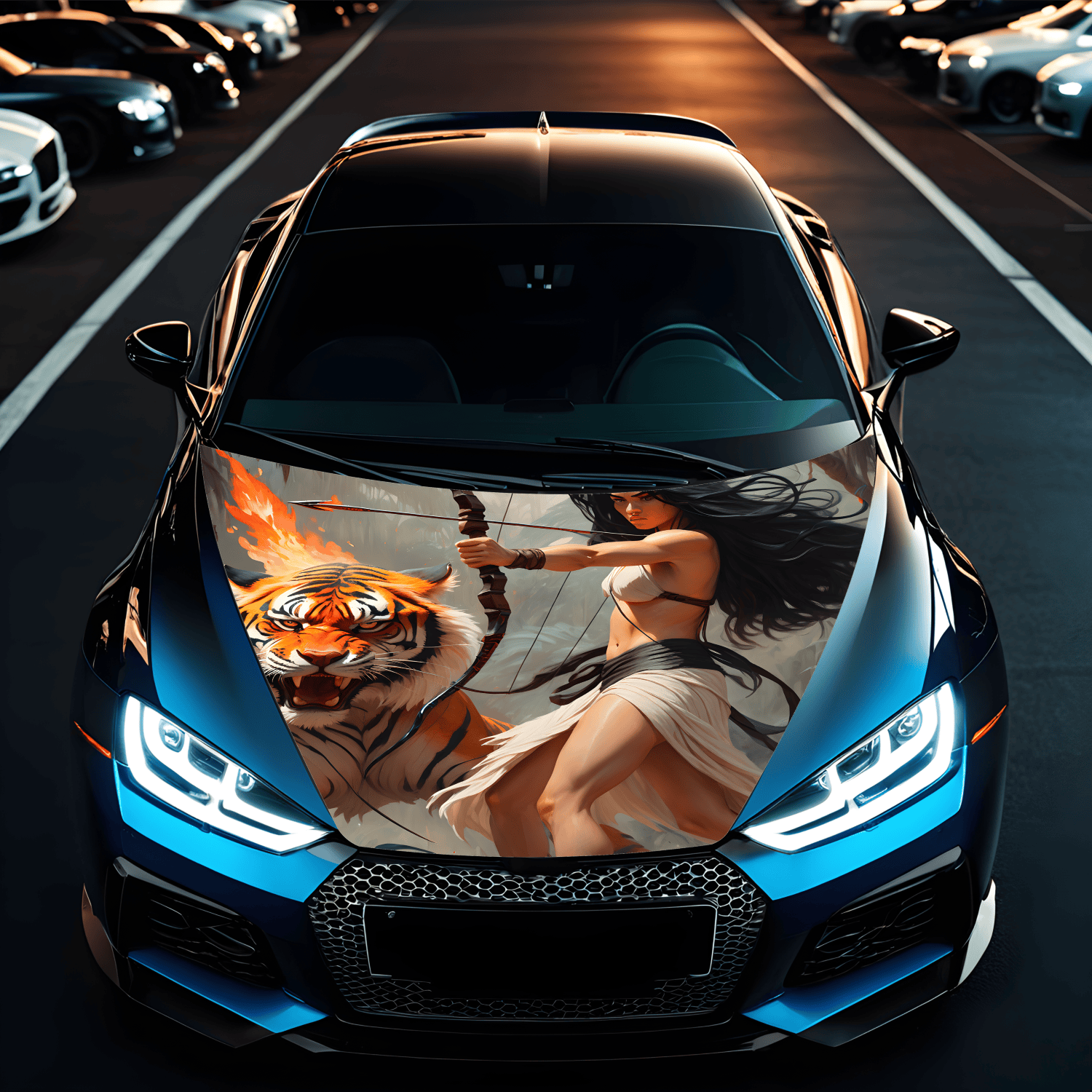 folie capota auto "hood art" rezistenta la exterior, marime m (165 x 120cm) - cod: avx-capota-010m 1 Folie Capota Auto "Hood Art" rezistenta la exterior, marime M (165 x 120cm) - Cod: AVX-CAPOTA-010M