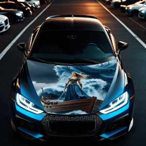 Folie Capota Auto „Hood Art” rezistenta la exterior, marime M (165 x 120cm) – Cod: AVX-CAPOTA-013M