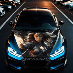 Folie Capota Auto „Hood Art” rezistenta la exterior, marime L (180 x 130cm) – Cod: AVX-CAPOTA-016L