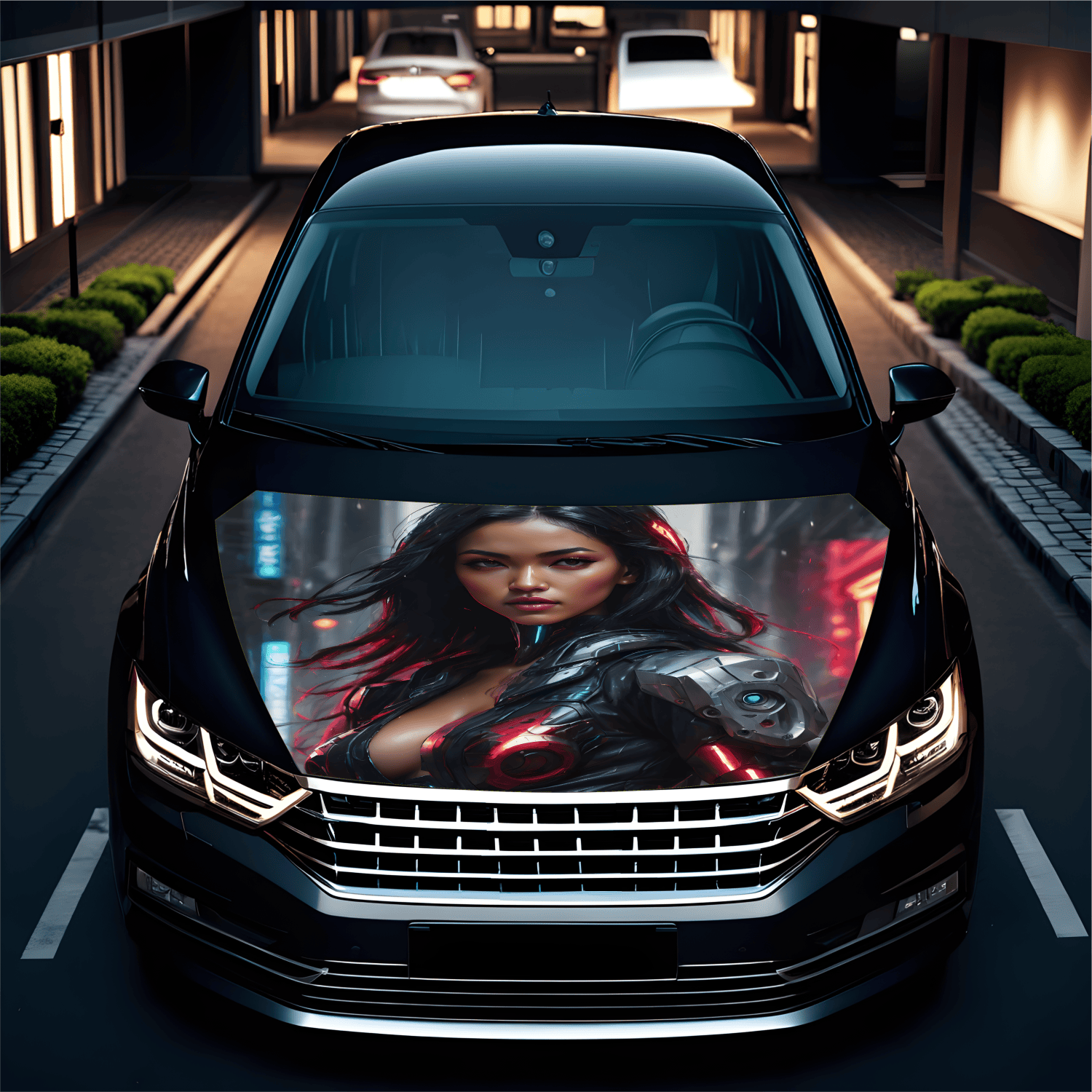 folie capota auto "hood art" rezistenta la exterior, marime s (150 x 110cm) - cod: avx-capota-001s 3 Folie Capota Auto "Hood Art" rezistenta la exterior, marime S (150 x 110cm) - Cod: AVX-CAPOTA-001S - imagine 3