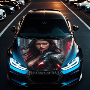 Folie Capota Auto „Hood Art” rezistenta la exterior, marime S (150 x 110cm) – Cod: AVX-CAPOTA-001S