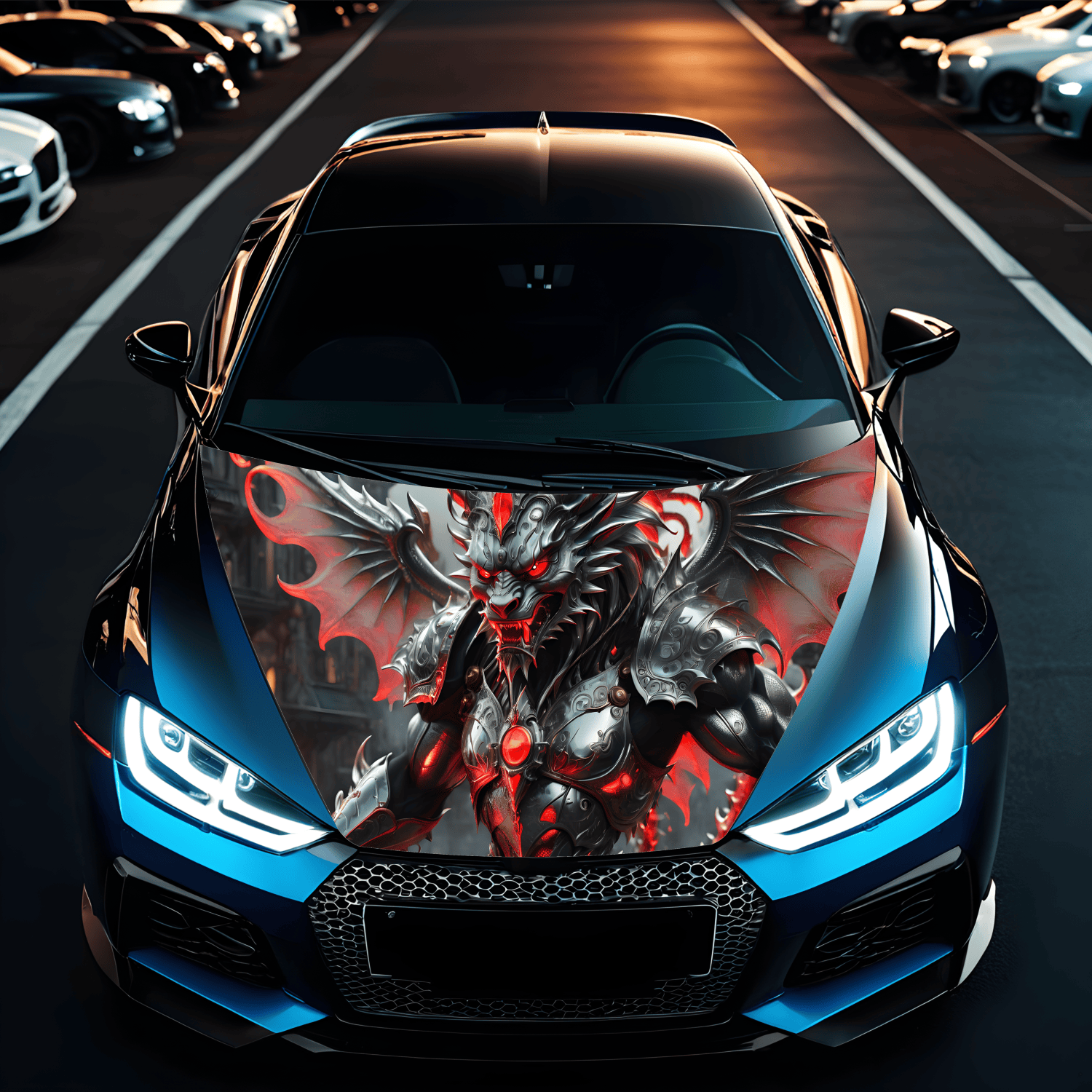 folie capota auto "hood art" rezistenta la exterior, marime l (180 x 130cm) - cod: avx-capota-025l 1 Folie Capota Auto "Hood Art" rezistenta la exterior, marime L (180 x 130cm) - Cod: AVX-CAPOTA-025L