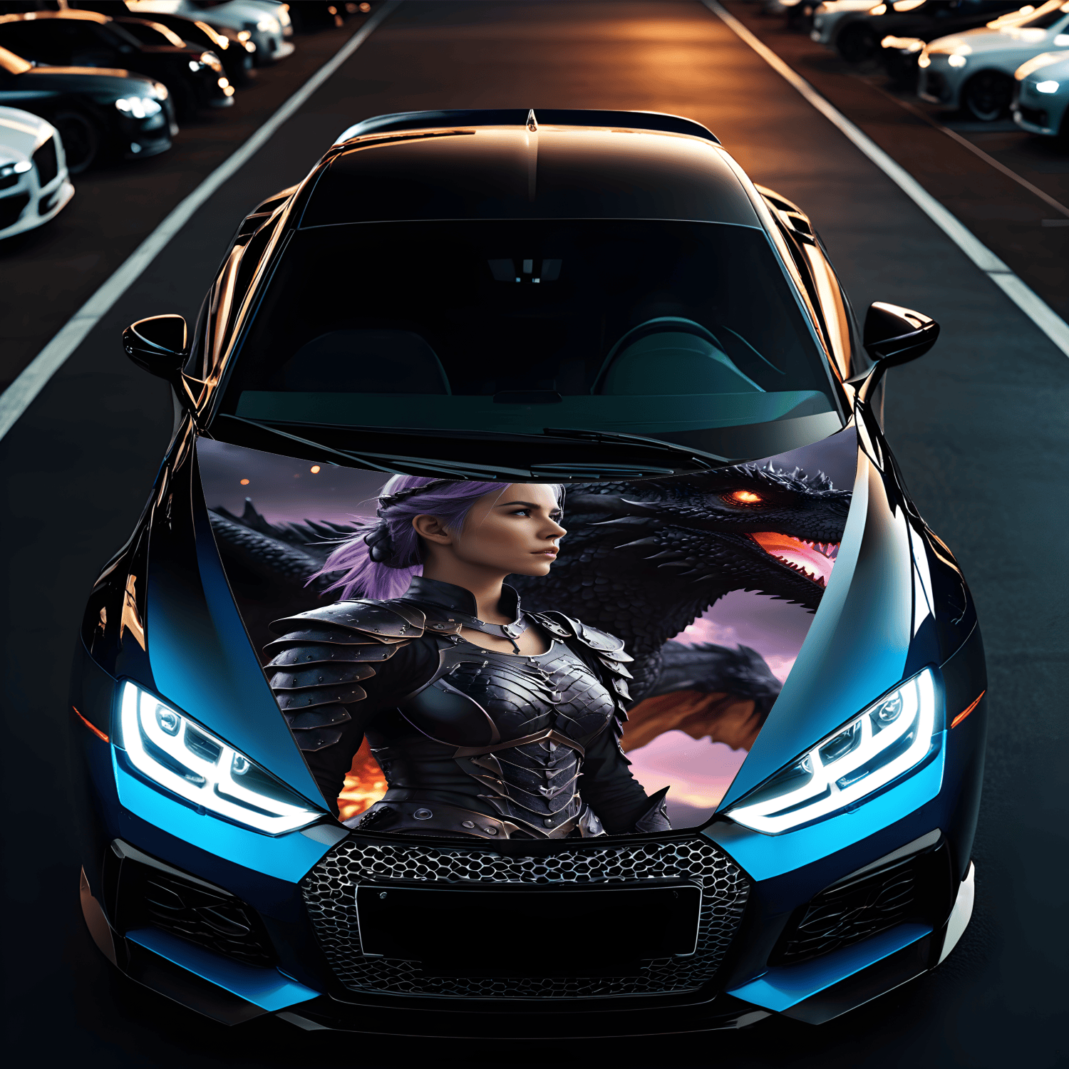 folie capota auto "hood art" rezistenta la exterior, marime l (180 x 130cm) - cod: avx-capota-002l 1 Folie Capota Auto "Hood Art" rezistenta la exterior, marime L (180 x 130cm) - Cod: AVX-CAPOTA-002L