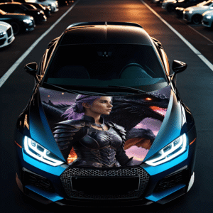 Folie Capota Auto „Hood Art” rezistenta la exterior, marime M (165 x 120cm) – Cod: AVX-CAPOTA-002M