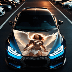 Folie Capota Auto „Hood Art” rezistenta la exterior, marime L (180 x 130cm) – Cod: AVX-CAPOTA-003L