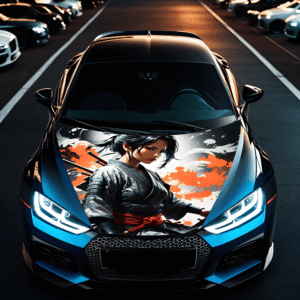 Folie Capota Auto „Hood Art” rezistenta la exterior, marime L (180 x 130cm) – Cod: AVX-CAPOTA-005L