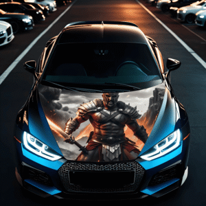 Folie Capota Auto „Hood Art” rezistenta la exterior, marime L (180 x 130cm) – Cod: AVX-CAPOTA-007L