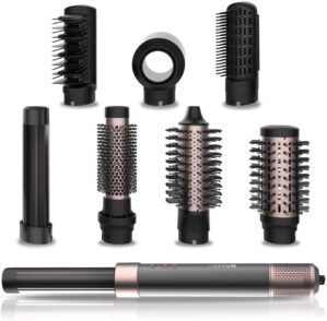 Ondulator Multistyler Cecotec Bamba CeramicCare AirGlam 8 in 1, placa de indreptat si ondulator cu tehnologia Coanda, Uscator 110000 rpm, 1400 W – Negru